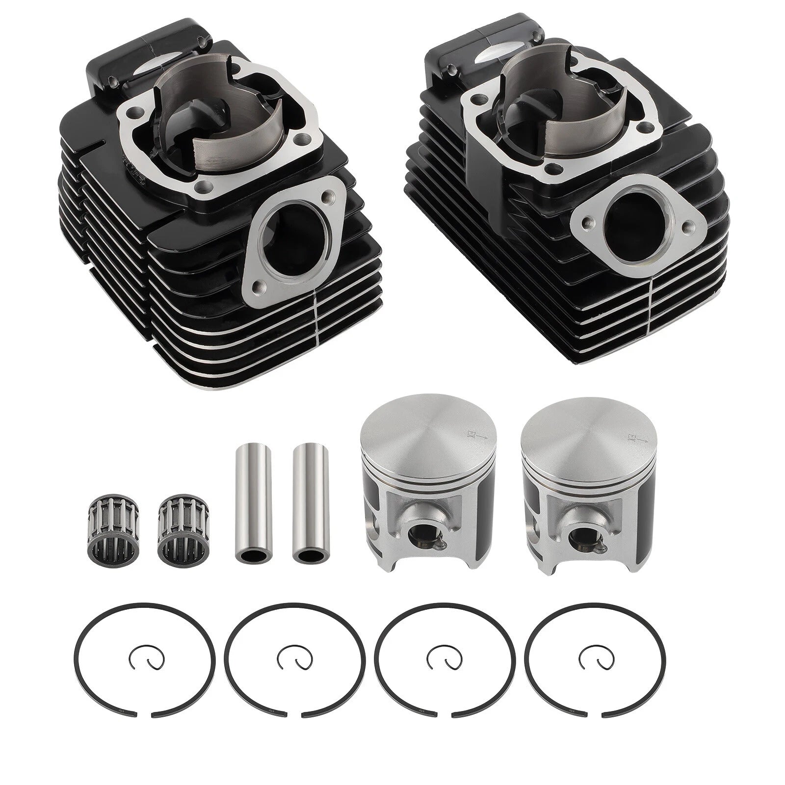 Engine Cylinder Piston Top End Rebuild Kit for Yamaha RD350 (1973–1975)