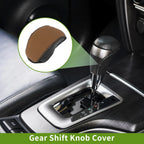 1 Pc Gear Shift Knob Cover for Toyota Highlander (2020–2024) Black Faux Leather
