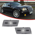 2X Clear Lens Side Marker Light Housings for Chrysler 300 (2005–2010)