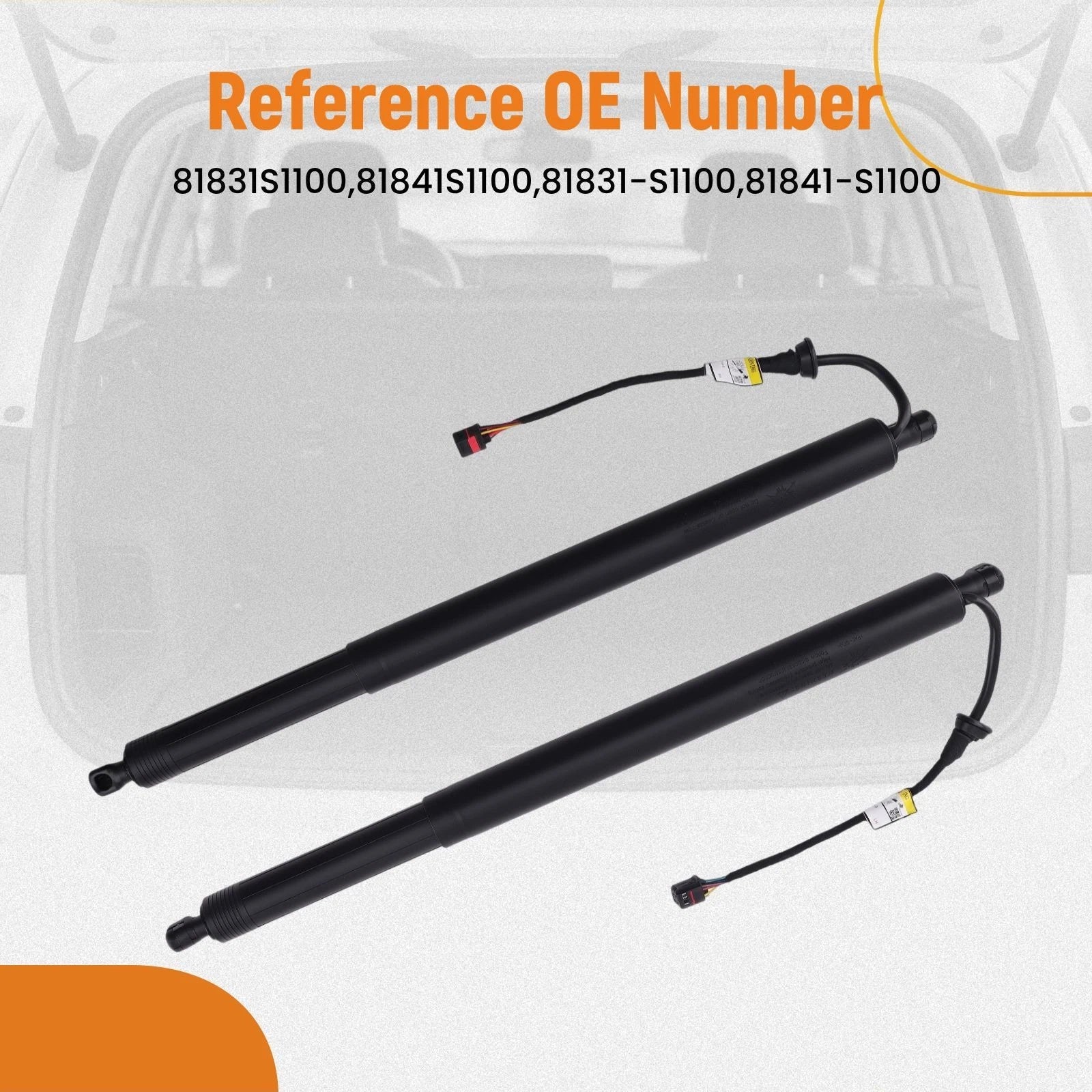 Set of 2 Hatch Power Lift Struts for Hyundai Santa Fe Limited (2019–2020)