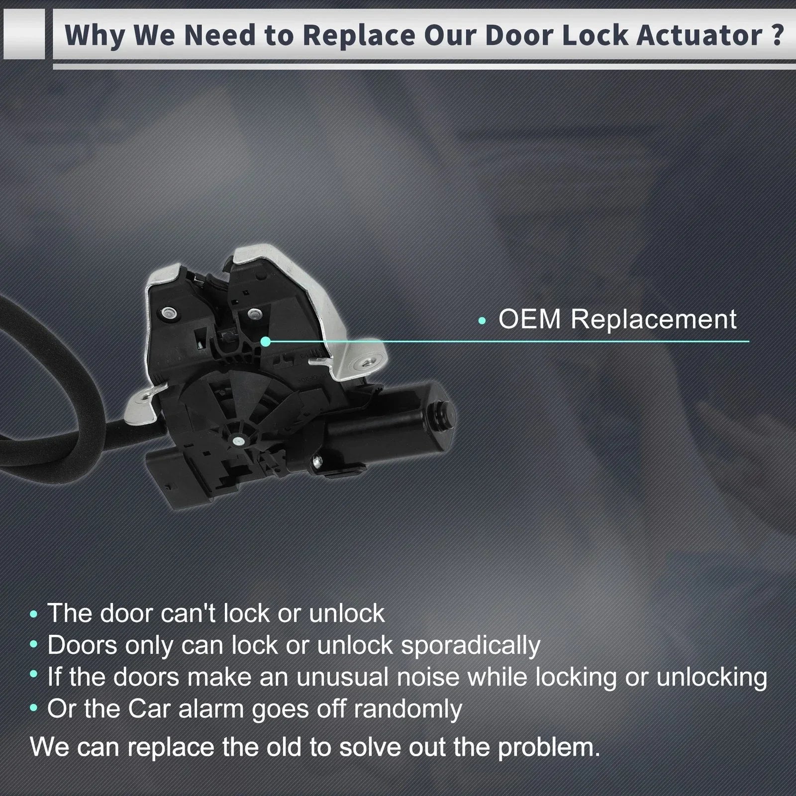 Rear Liftgate Door Lock Actuator for Mercedes-Benz S450 S500 S560 (2018-2023)