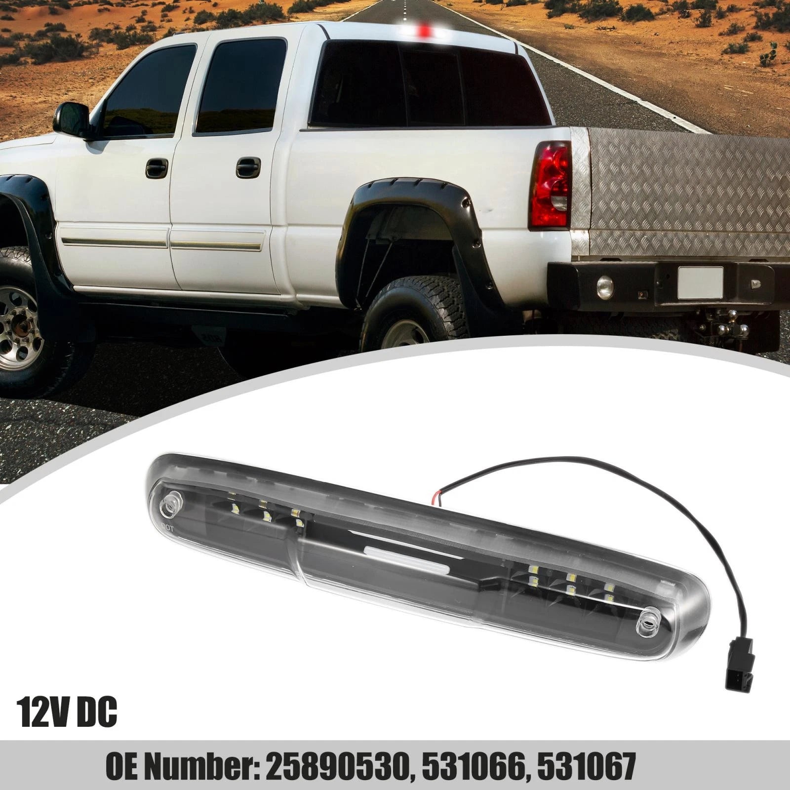 3rd Brake Light for Chevrolet Silverado, GMC (2007–2013)