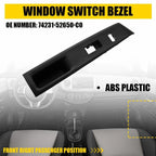 Front Right Door Window Switch Bezel Trim for Toyota Yaris (2012–2014)