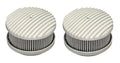 Air Cleaner Unpolished Finned Aluminum for Universal Fit Vehicles (Any Year)