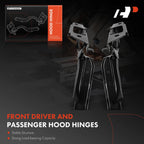 2X Front Hood Hinges for Chevrolet Camaro (2010-2015)