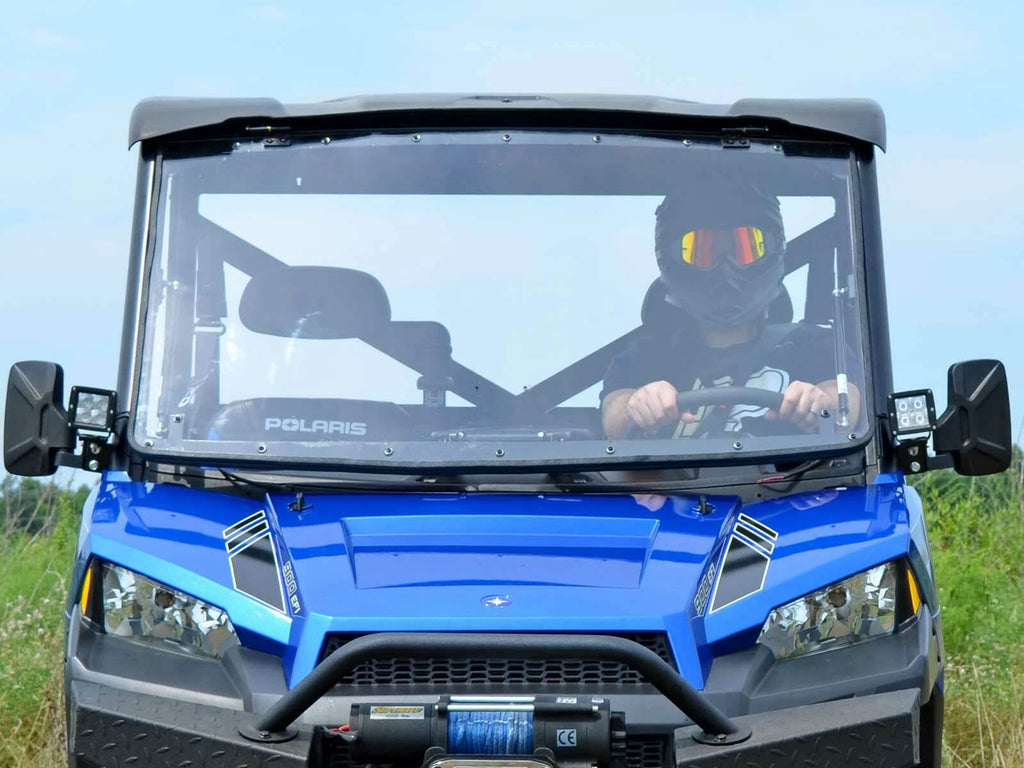 Scratch Resistant Flip Windshield for Polaris Ranger XP 900 / Crew (2013–2021)
