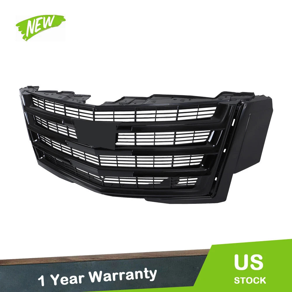 Upper Center Bumper Grille for Cadillac Escalade (2015–2020) Black