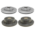 ACDelco Silver Brake Kit Disc Rotors Set for Silverado Sierra (330mm & 325mm)