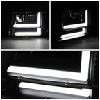 6Pcs Headlight & Bumper Lamp for Ford F150 F250 F350 (1992–1996) w/LED DRL