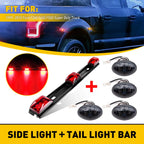 Red LED Amber Side Marker Light Tail Lamp for Ford F350 Dually (1999–2010)