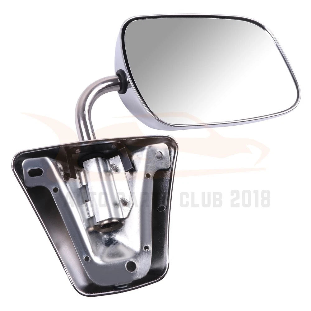 Set of 2 Folding Manual Chrome Mirrors for Chevy GMC (1980-1991)