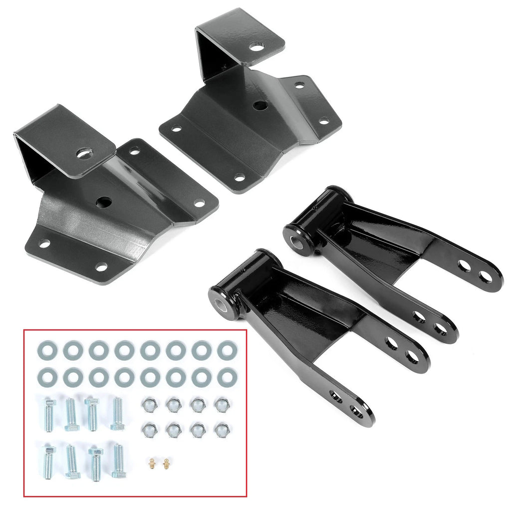 Drop Kit Rear Shackles & Hangers for Chevy Silverado/GMC Sierra 1500 (1999–2006)