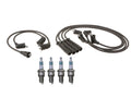 Denso 7mm Wire Set & 4 Iridium Power Spark Plugs for Dodge Mitsubishi L4