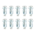 10X Metal Petal Bolt Hollow Wall Nut for Carriage Nut