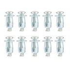 10X Metal Petal Bolt Hollow Wall Nut for Carriage Nut