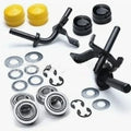 Steering Spindles Bushing Kit for John Deere L110 42in Kohler (2006–2010)
