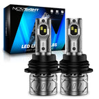 2pc LED Headlight Bulbs 9004 HB1 for 13000LM 6500K White