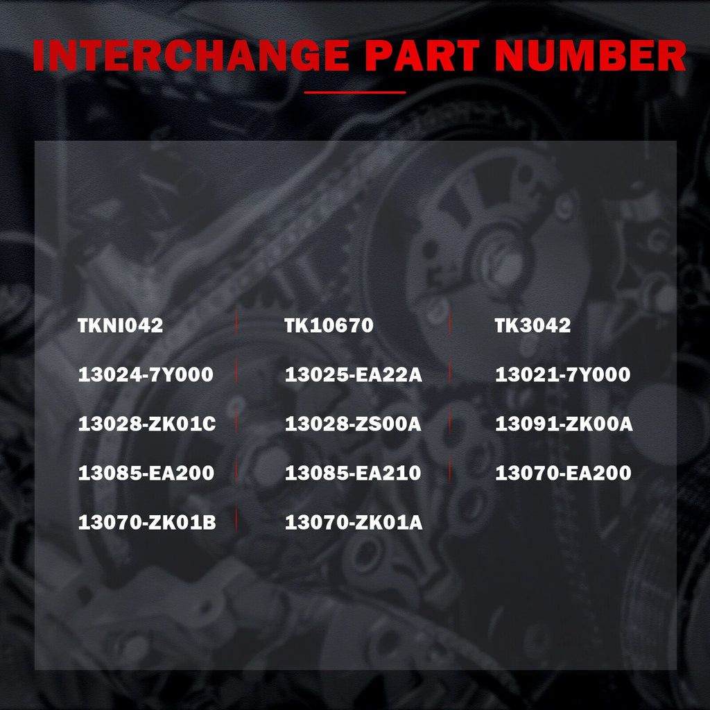 Timing Chain Kit for Nissan Frontier, Xterra (2006-2010)