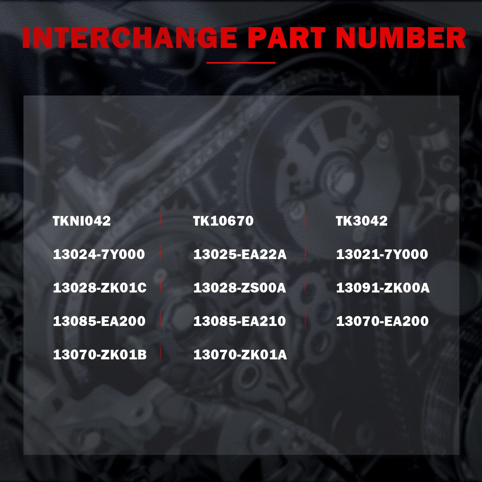 Timing Chain Kit for Nissan Frontier, Xterra (2006-2010)