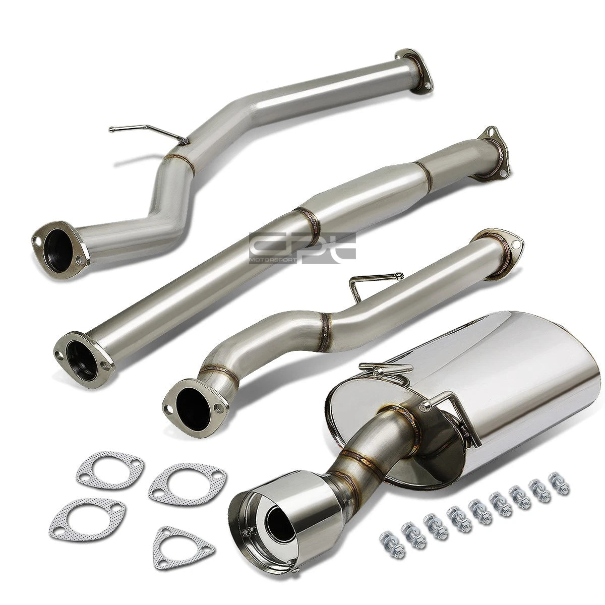 Cat-Back Exhaust System + Muffler + 4" Tip for Honda Civic Coupe (2012–2015)