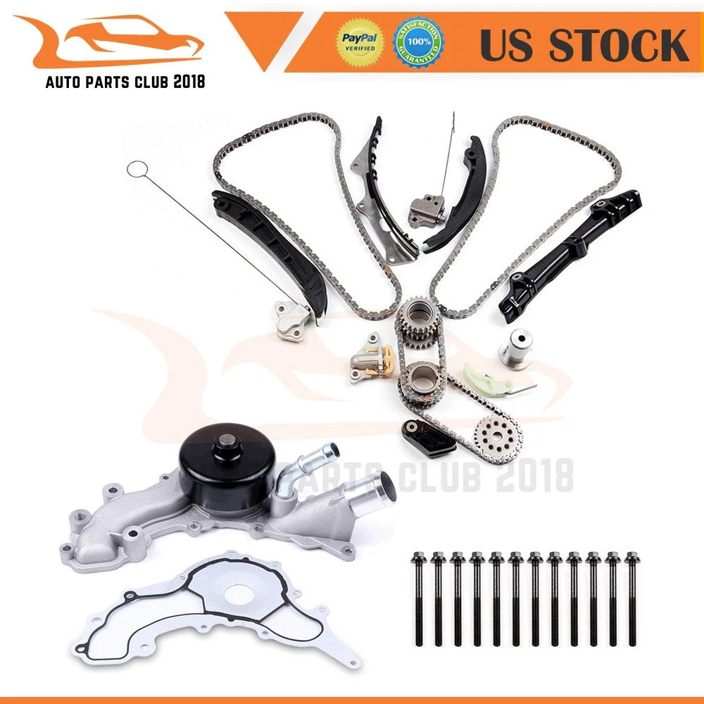 Timing Chain Kit & Water Pump w/ Bolts for Volkswagen Routan (2011–2014)