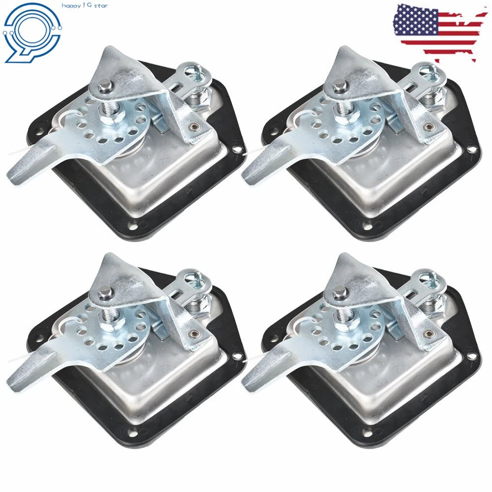 Set of 4 Trailer Door Latch T-Handle Locks for Camper RV Truck