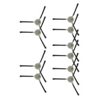 10 Pack Side Brush for Lefant M210P (2020–2023) Replacement Parts