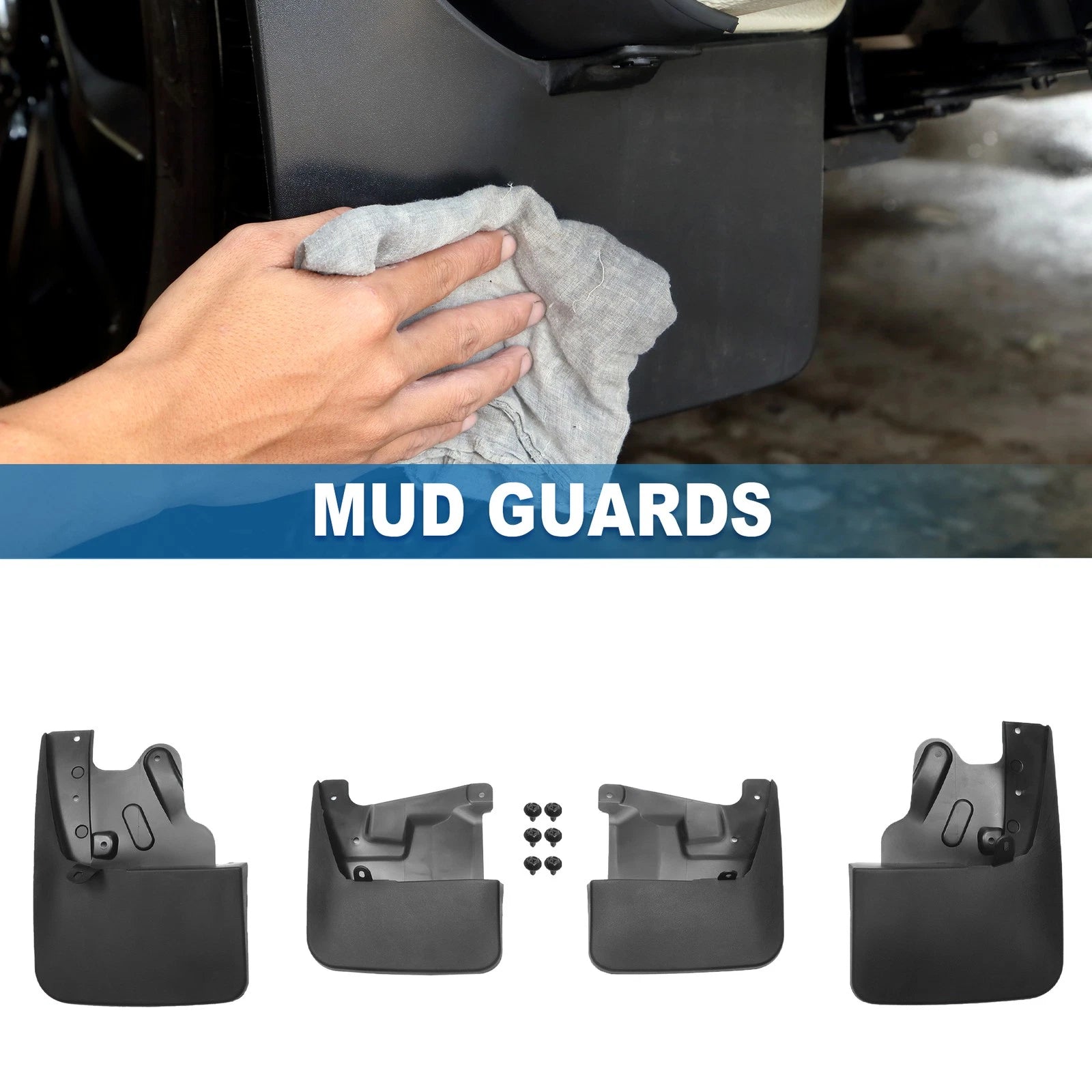 Mud Flap Splash Guard for Toyota Tundra (2022–2024)