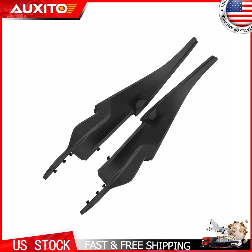 Wiper Motor Cover Trim Set of 2 for Honda Civic (2016–2020) Black