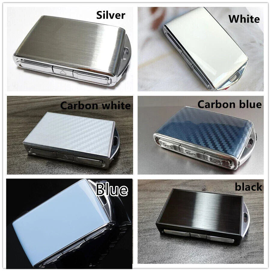 Key Fob Cover Shell Zinc Alloy - Silver Black Blue for Polestar 1 2 (2019–2021)