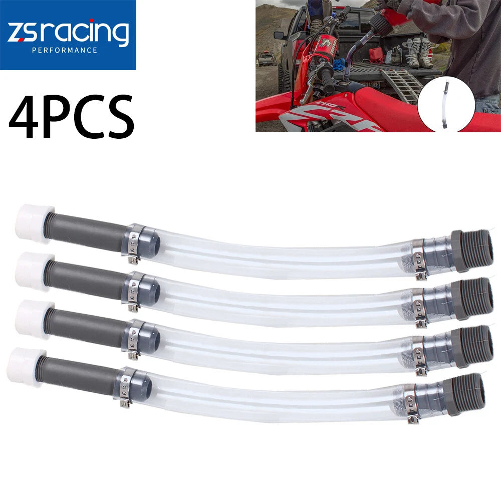 Set of 4 Fuel Jug Hose Fillers for Racing Utility Gas Cans