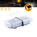 High Power Amber Yellow 24 LED Roof Strobe Beacon for 12V (—)