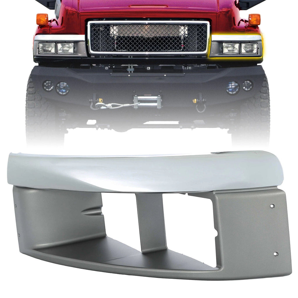 Headlight Trim Bezel Left for GMC Topkick Chevrolet Kodiak C4500 C5500 (2004–2009)