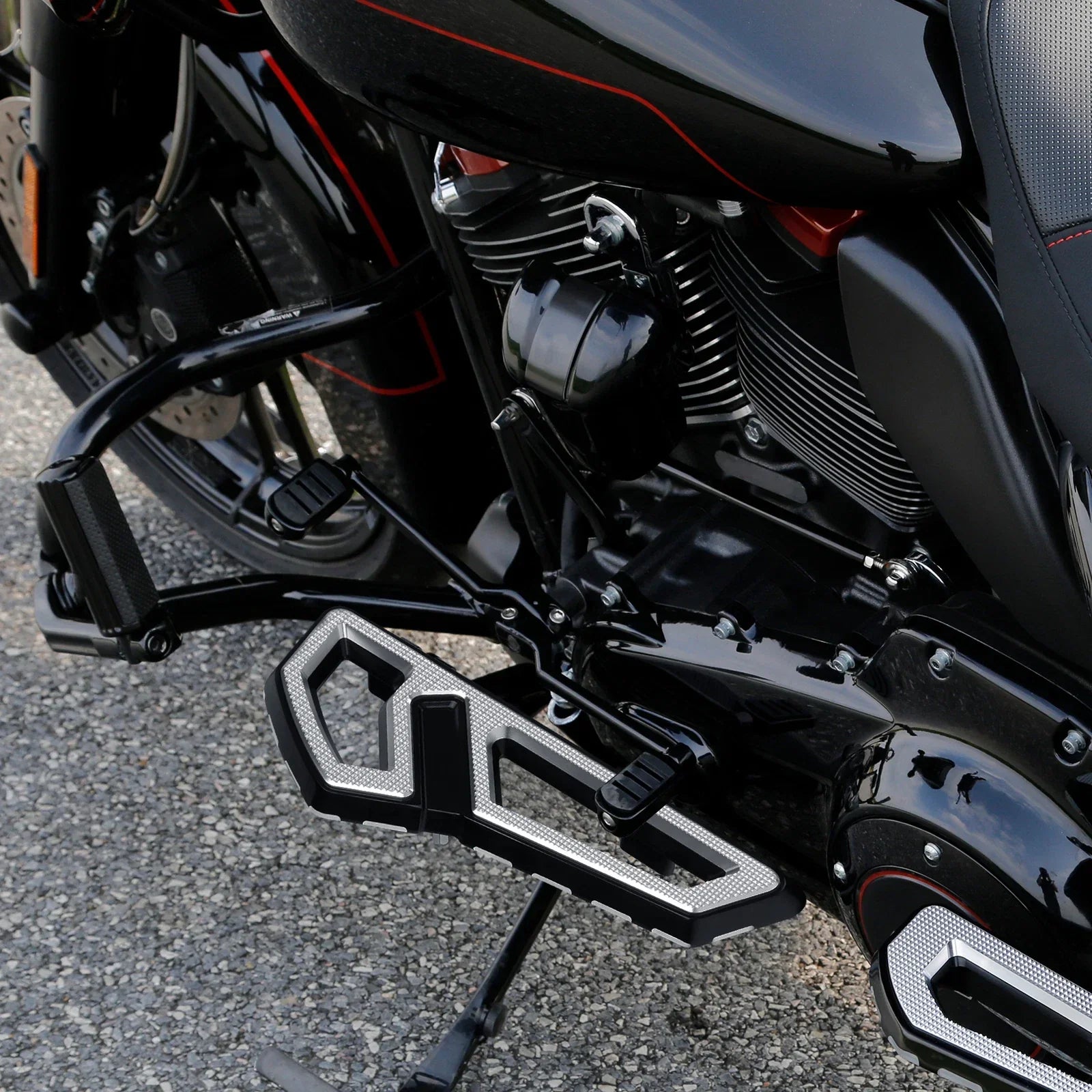Driver & Passenger Floorboards for Harley Road Glide (1993-2025)