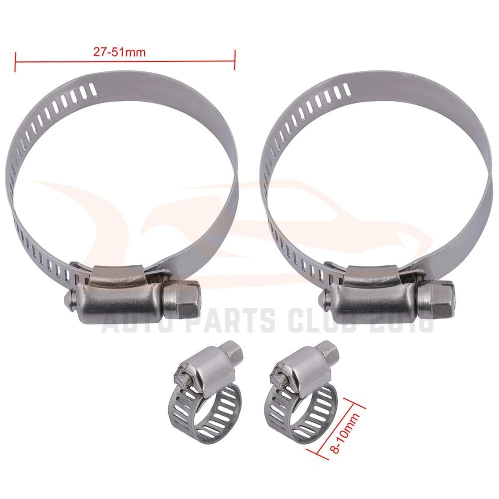 Radiator for Audi A4, A4 Quattro (2003-2008) with Universal Hose Clamps