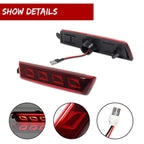 2PC Red LED Rear Side Marker Light Lamps for Chevy Malibu (2008–2012)