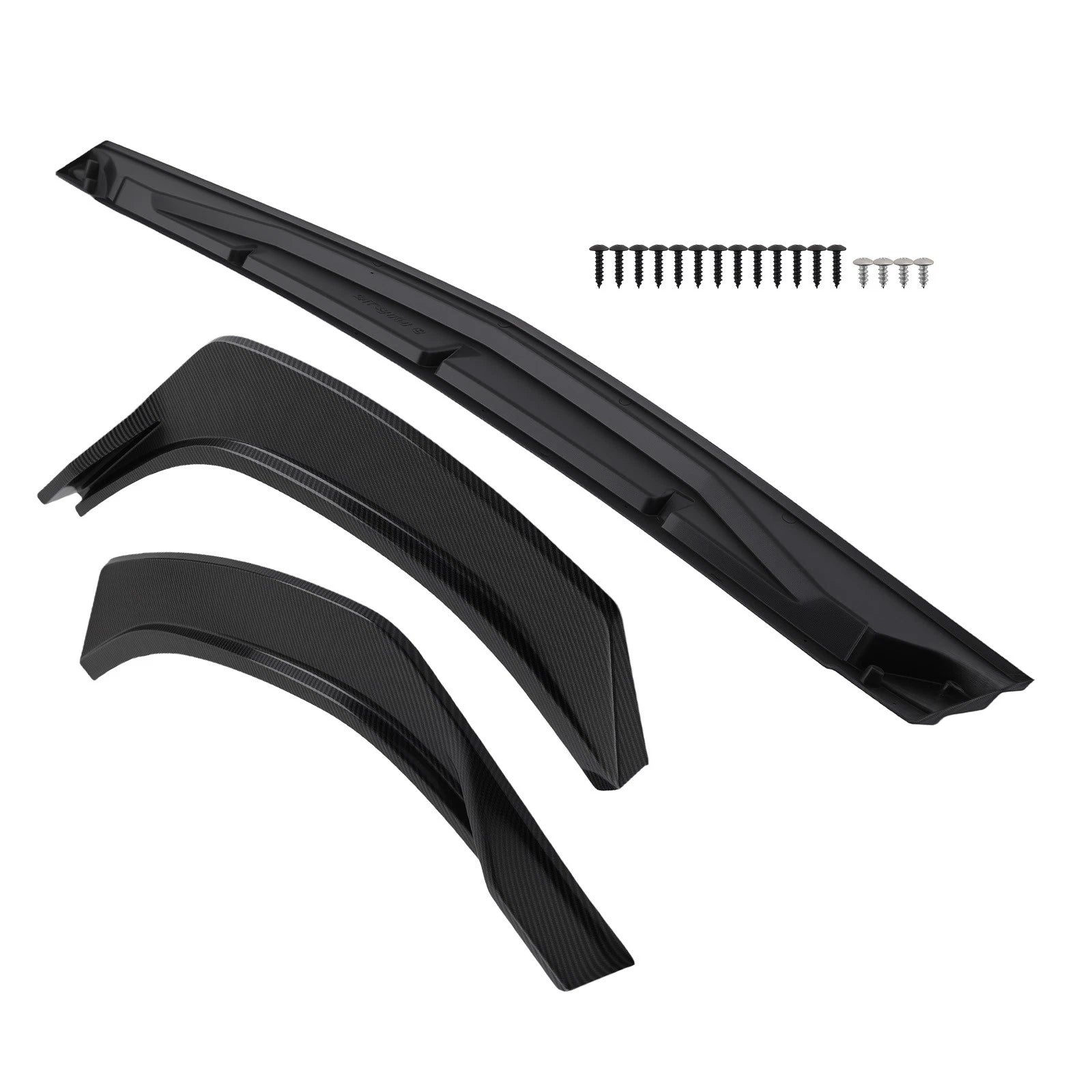 Front Bumper Lip Add-On for Hyundai Sonata (2020–2023) Carbon Style