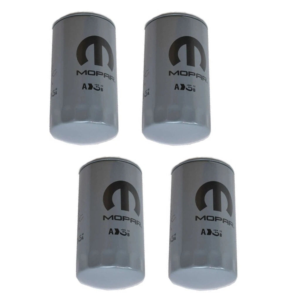 Set of 4 Engine Oil Filters for Ram 2500 3500 4500 (5083285AA)