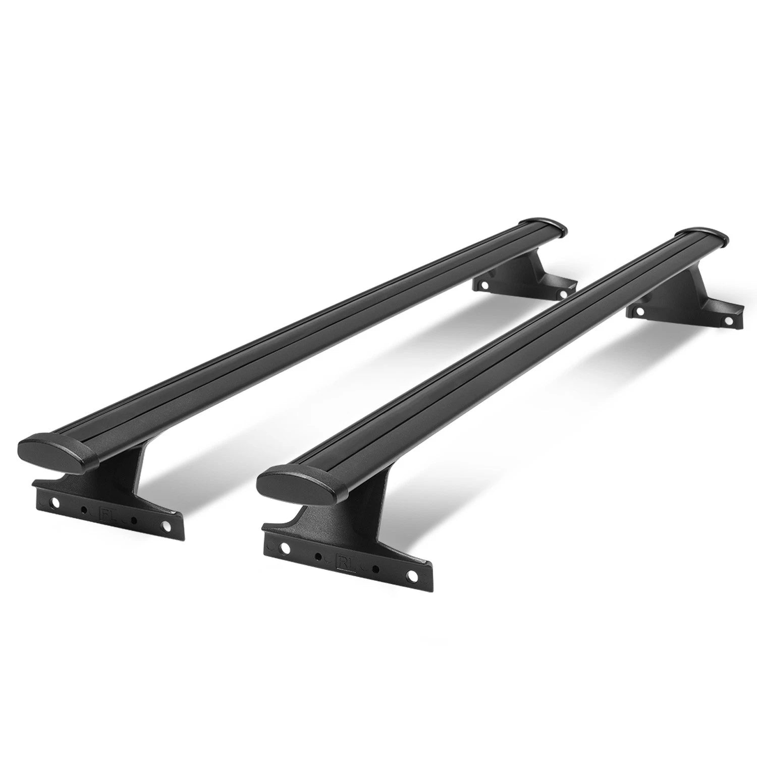Set of 2 Black Aluminum Roof Rack Cross Bars for Equinox Terrain (2018–2024)
