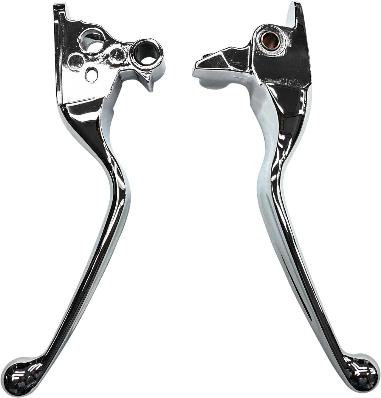 Chrome Brake & Clutch Lever Set for Harley Davidson FLHR & FLHTC (1994–2023)