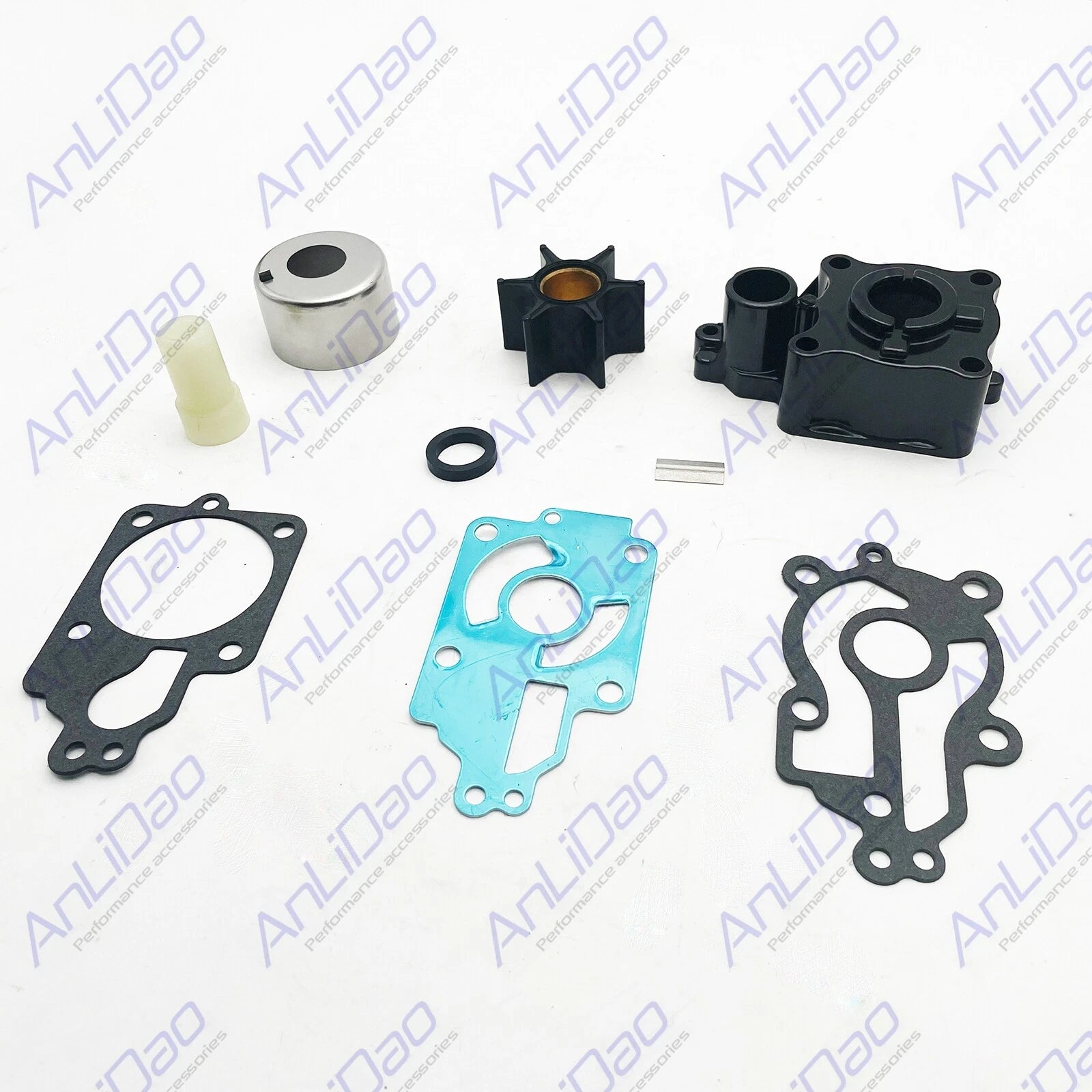 Water Pump Impeller Housing Kit for Mercury Force 90 120 150HP (1990–1994) FK1204-1