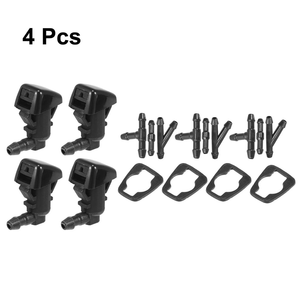 Set of 4 Front Windshield Washer Nozzles for Ford Focus (2000–2011) 8S4Z17603AA
