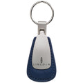 Blue Leather Teardrop Keychain - Officially Licensed for Lincoln