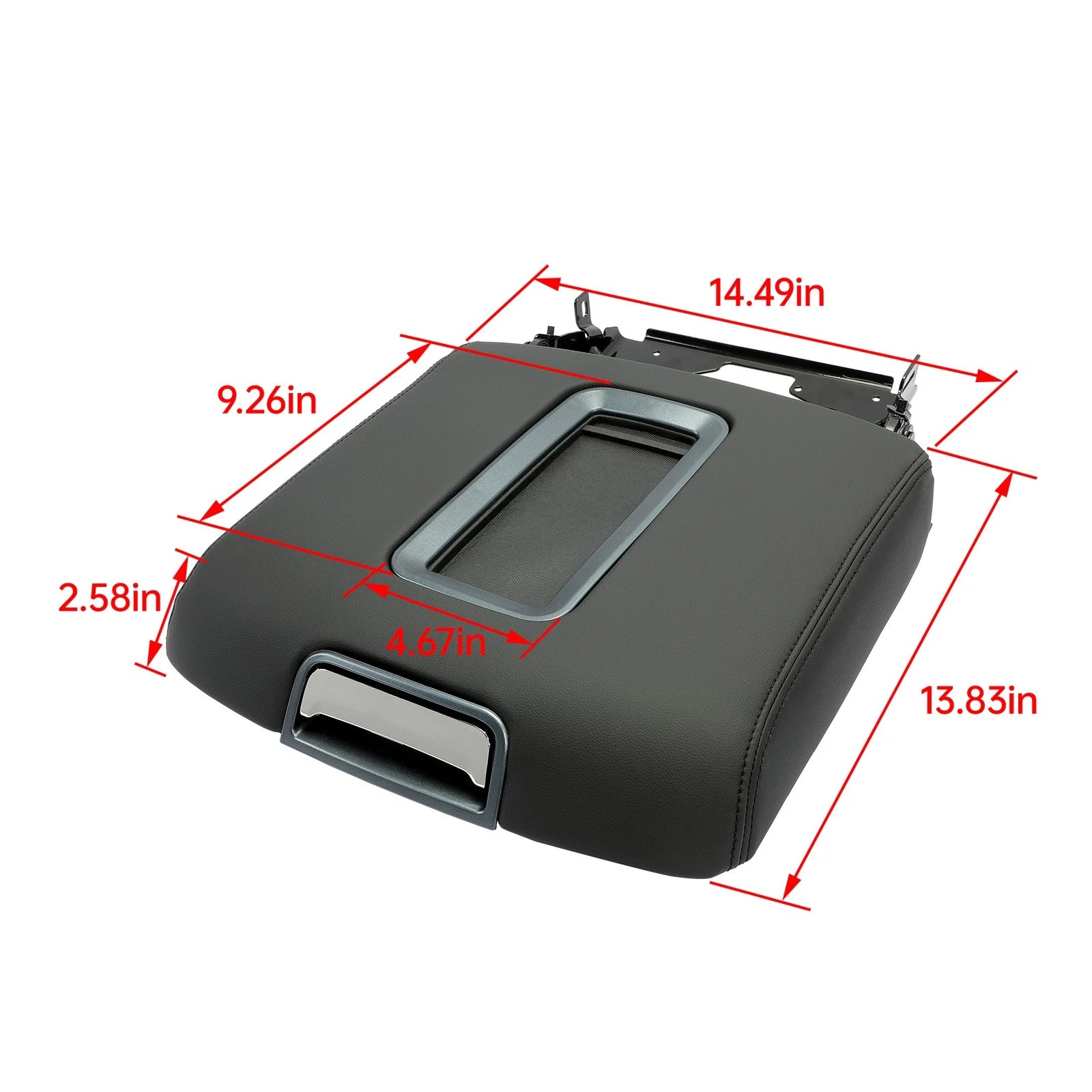 Center Console Armrest Lid for Chevy Silverado Sierra Suburban (2014–2019) 0227083AA
