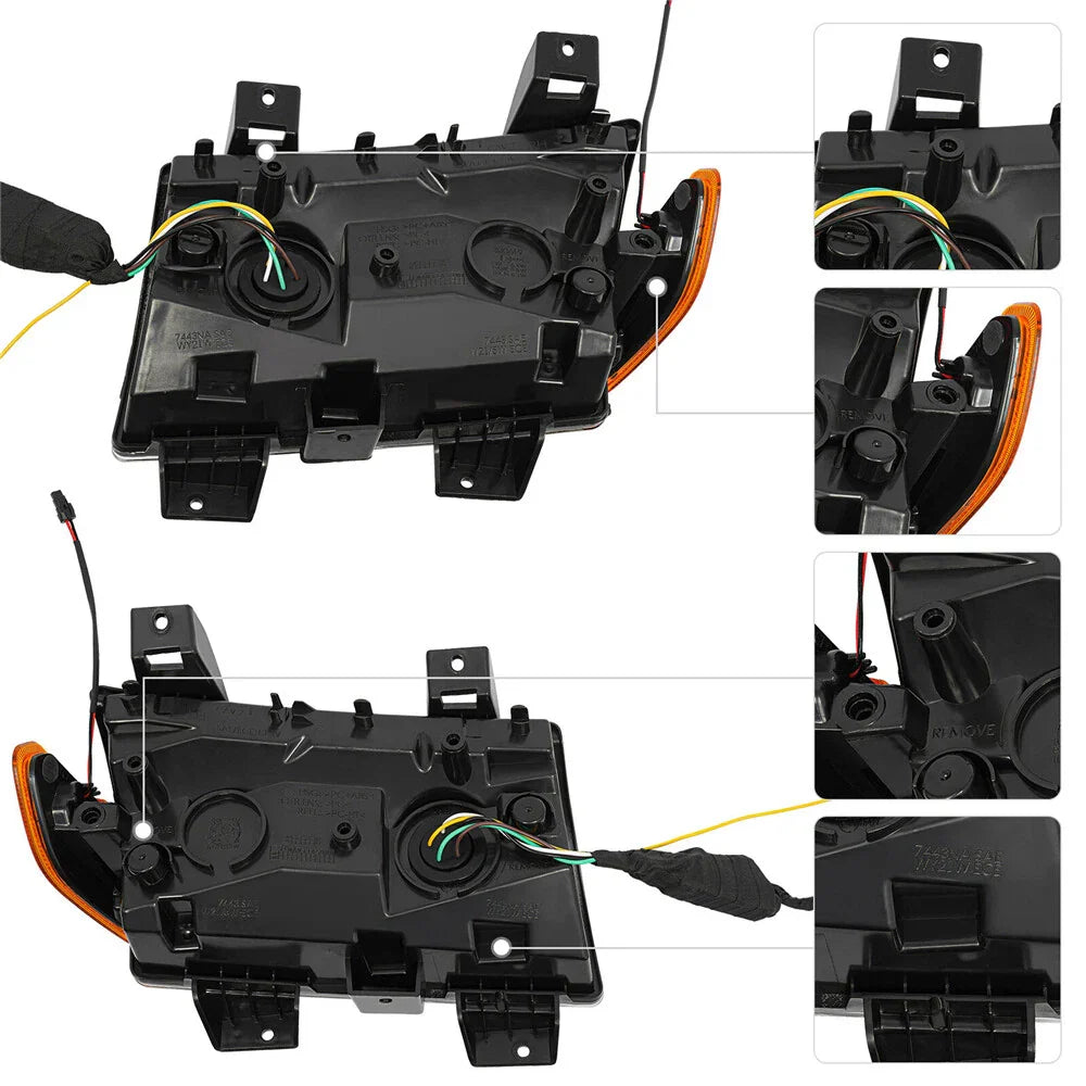 LED Turn Signal Lamp w/ DRL for Jeep Wrangler JL (2018-2022)