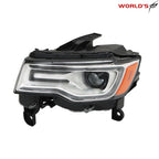 LED DRL Chrome Headlight for Jeep Grand Cherokee (2019–2021)
