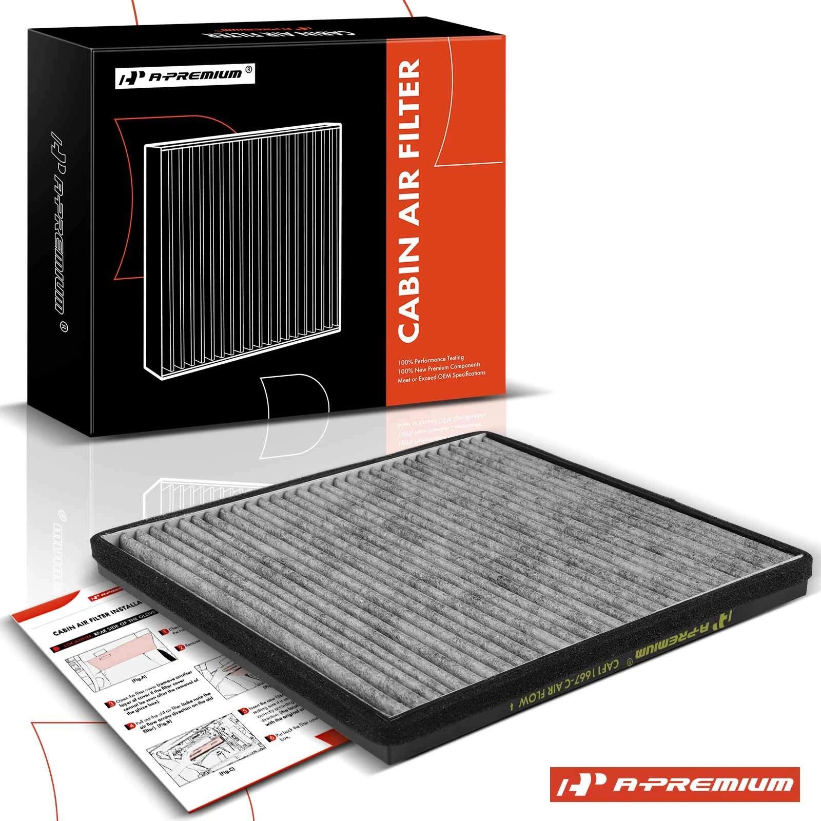Activated Carbon Cabin Air Filter for Chevy Camaro (2010â2015)