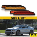 Set of 2 Smoked LED Side Marker Lights for Ford Mustang (44848)