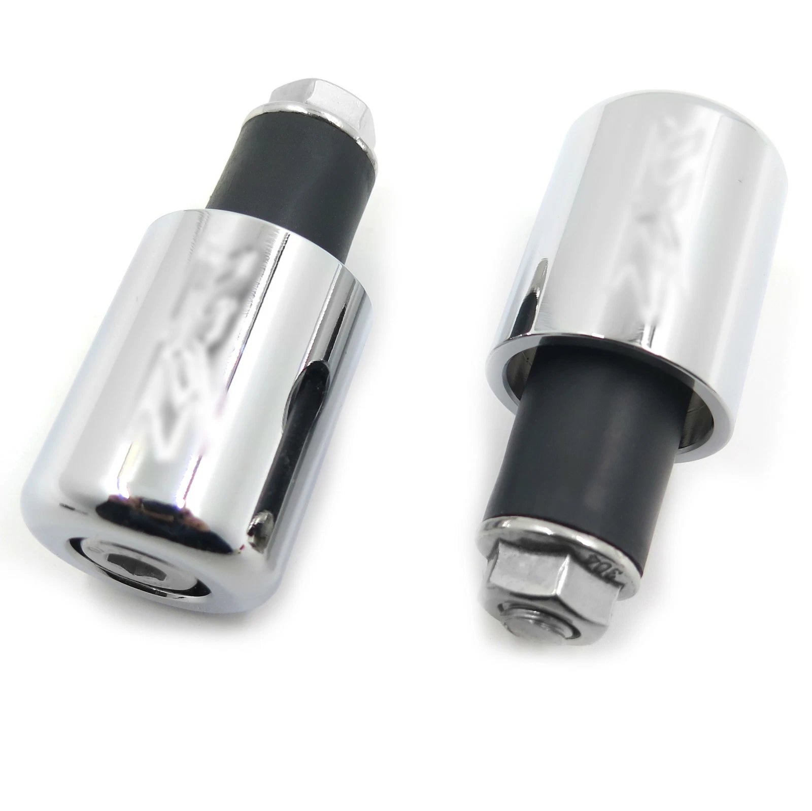 Chrome Weight Bar Ends Sliders Rubber for Kawasaki ZX9/ZX9R (1994–2003)