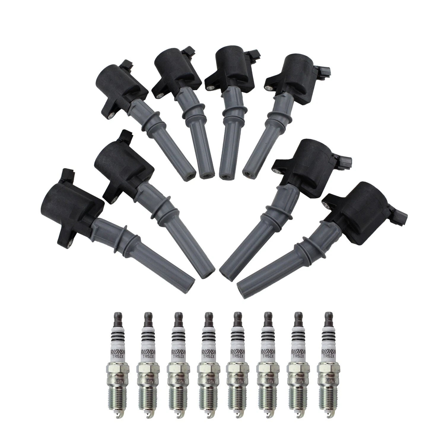 Set of 8 NGK Iridium Spark Plugs for Ford E-150 E-250 F-250 (1992–2014)